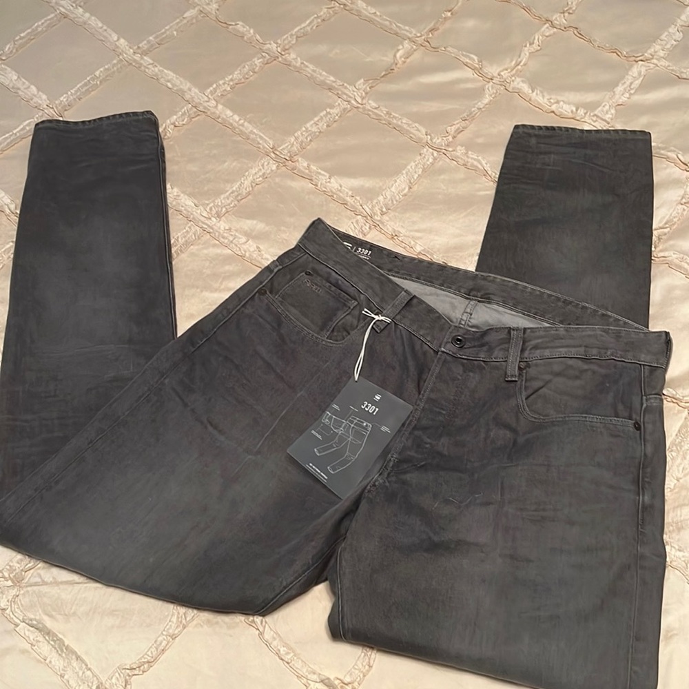 G Star grey demon jeans